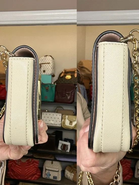 Marc Jacobs Snapshot Convertible Belt Bag Crossbody Tri-Color Saffiano Leather - Picture 9 of 12